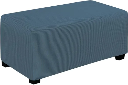 Vista 53 de Easy-Going Funda Elástica para Otomana Taburete de Almacenamiento Plegable Protector de Muebles Funda Rectangular Suave con Parte Inferior Elástica