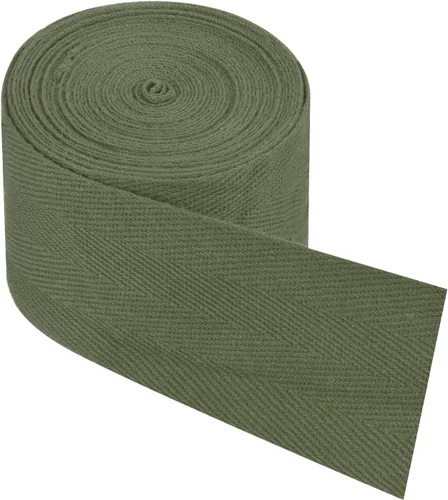 Vista 28 de PATIKIL Cinta de sarga de algodón de 1 pulgada, 50 yardas, cinta de algodón, cinta de encuadernación al bies, cinta de espiga para costura, Verde