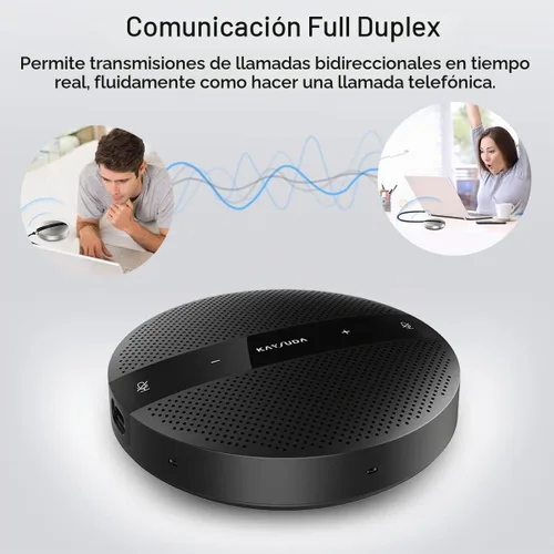 Vista 5 de PC Micrófono Altavoz Conferencia de Negocios USB Altavoz para Skype, Webinar, Centro de Llamadas