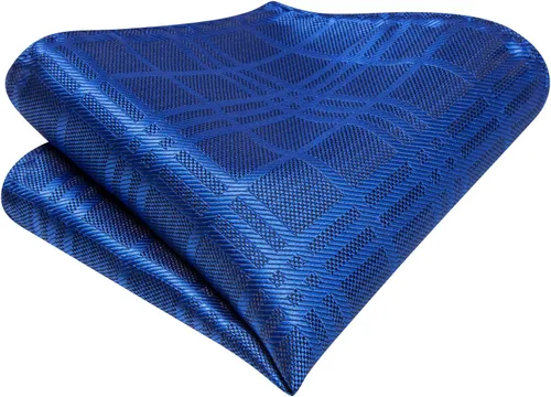 Vista 72 de Dubulle Corbata tejida de cachemira para hombre y gemelos de pañuelo para hombre, conjunto de gemelos para boda formal y negocios