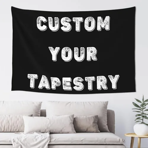 Vista 11 de Tapiz personalizado para cargar imágenes para colgar en la pared, telón de fondo personalizado con foto y texto, carteles personalizados