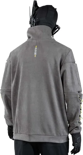 Vista 4 de Niepce Inc Sudadera Cyberpunk con media cremallera para hombre