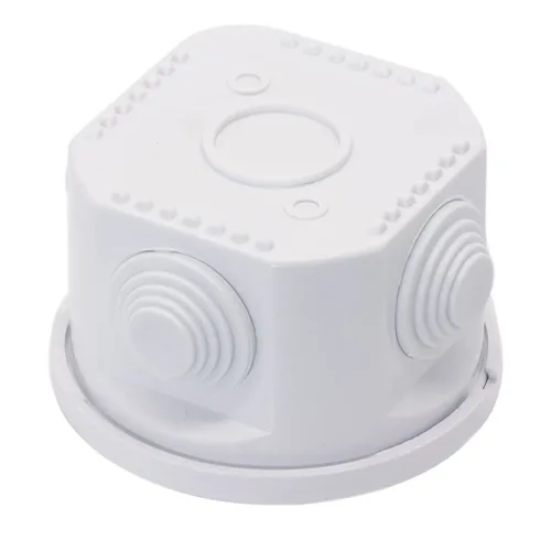 Vista 6 de Zulkit Caja de conexiones de plástico ABS IP55 a prueba de polvo e impermeable, cajas eléctricas universales para proyectos, carcasa, color blanco