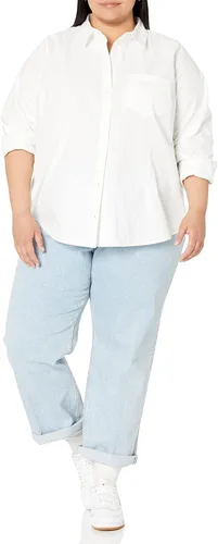 Vista 7 de Amazon Essentials Camisa Oxford elástica de manga larga con botones para mujer (disponible en tallas extragrandes)