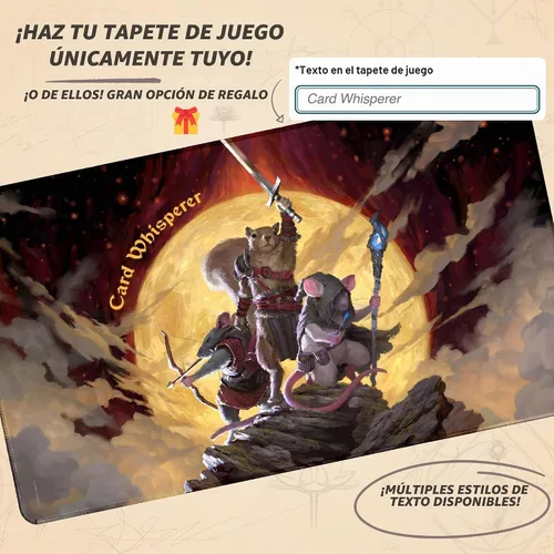 Vista 3 de Quest (cosido) – Tapete MTG de Clint Cearley – Compatible con Magic The Gathering Playmat – Play MTG, YuGiOh, TCG – Diseños artísticos y accesorios