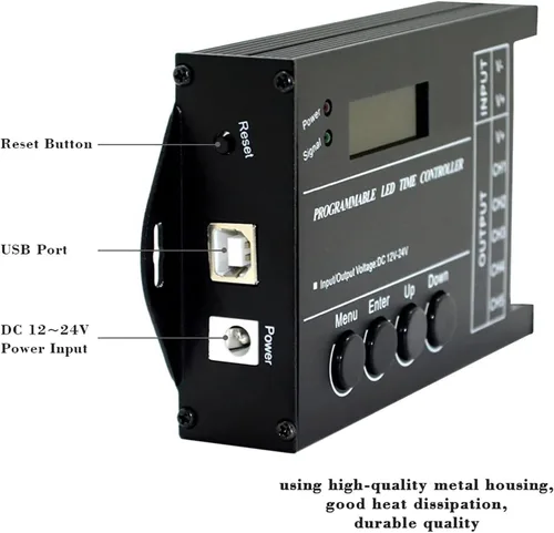Vista 3 de Jeffergarden Multi funcional DC12 24V centralina tc420 tc420 20A programable LED controlador de tiempo 5 canales color ajustable con CD cable USB