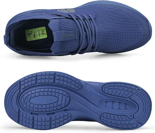 Vista 2 de Giniros Zapatos para Caminar Sin Cordones para Hombre Zapatos para Correr Antideslizantes Zapatos de Entrenamiento Transpirables Zapatillas Ligeras