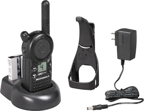 Vista 2 de Motorola Solutions CLS1410 Paquete de 6 radios bidireccionales analógicos 4 canales UHF 459.5-469.5MHz