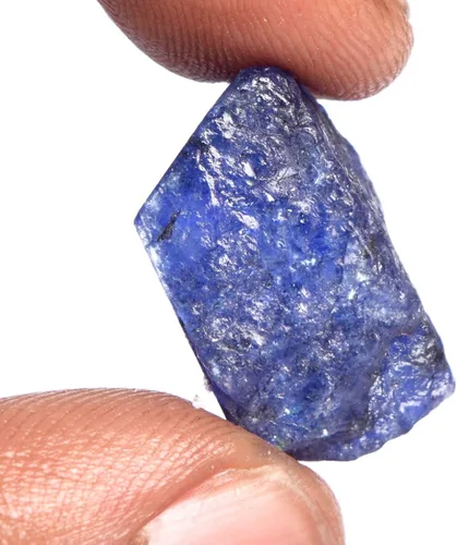 Vista 3 de Gemhub DP-693 - Gemhub zafiro azul sin tratar (16,05 quilates)