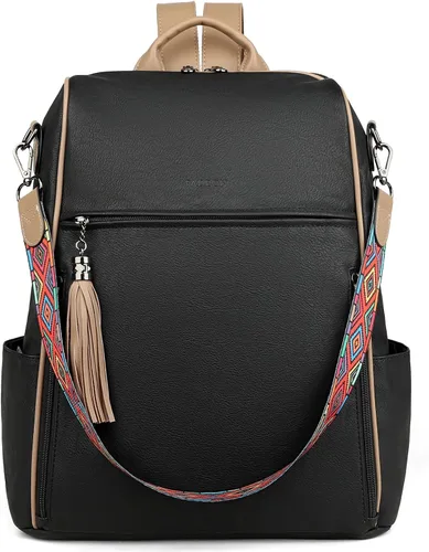 Vista 3 de FADEON Bolsos bandolera y mochilas para laptop para mujer Colección Brown