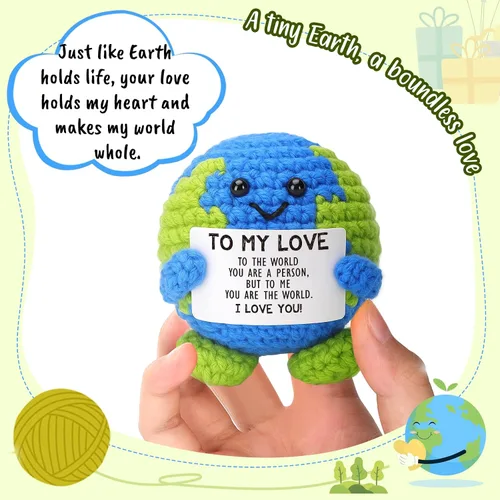 Vista 5 de Regalos para él, su novio, novia, a mi amor, aniversario de cumpleaños Tierra-amor