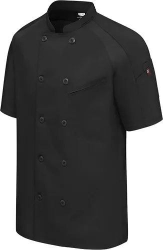 Vista 3 de Red Kap Abrigo de chef raglán para hombre con chaqueta OilblokChef