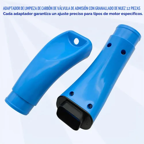 Vista 5 de ZKTOOL12PC Adaptador de Limpieza de Válvula de Admisión por Chorro de Nueces para Carbonización para Hyundai, Mazda, Chevy, Mini Cooper, VW, Audi