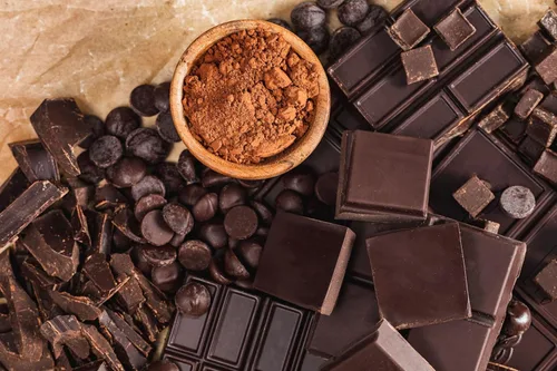 Vista 3 de Cacao en polvo extra bruto, procesado holandés, bolsa de 2.2 lb (1 kg)