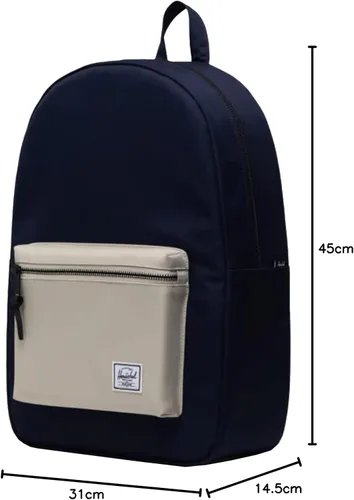 Vista 53 de Herschel Mochila acolchada Settlement, color negro, talla única