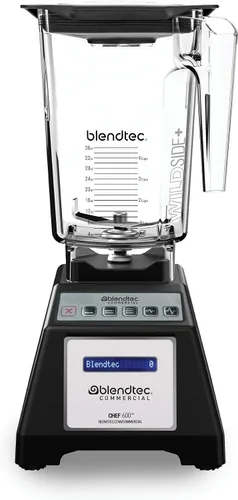 Vista 3 de Blendtec - Chef 600 - Licuadora profesional con tarro de cuatro lados - Licuadora comercial - Autolimpieza - 3 ciclos preprogramados + pulsos