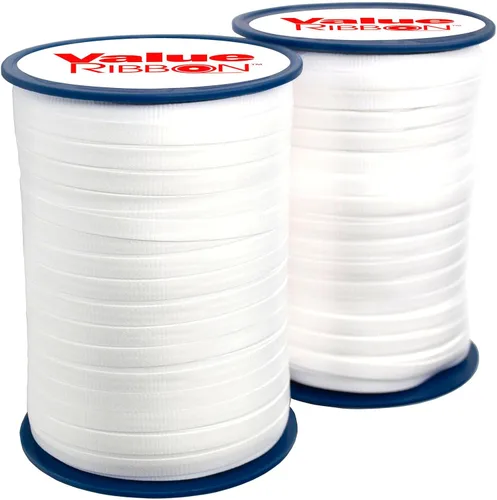 Vista 19 de Value Ribbon - Cinta rizadora prensada, 3/16 pulgadas x 500 yardas para envoltura de regalos, manualidades, proyectos de arte y decoraciones de Azul