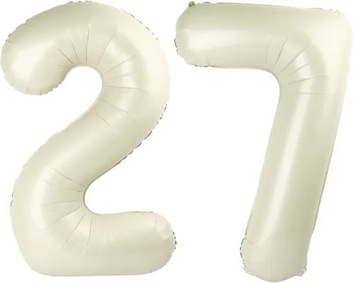 Vista 424 de Globos con números de 40 pulgadas, color negro, para decoraciones de cumpleaños de 10 a 100 años Jumbo 40In & Vibrant Color, With Hanging Holes