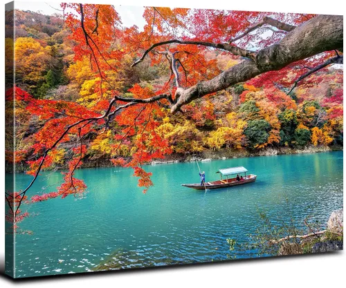 Vista 9 de Arte de pared de vaca colorido de cuernos largos, pinturas de vacas, impresiones en lienzo de ganado de granja, estilo de pintura al óleo
