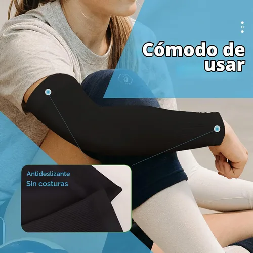 Vista 2 de YESLIFE UPF 50 Cooling Sports Arm Sleeve for Men&Women