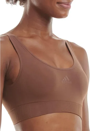 Vista 3 de adidas Womens Micro 720 Seamless Scoop Lounge Bra with Removable Cookies