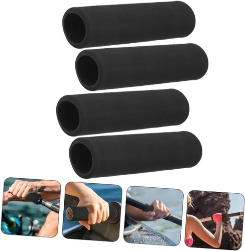 Vista 8 de Toddmomy 2 pares de empuñaduras absorbentes de agua y sudor para bicicleta, motocicleta, accesorios de bicicleta, protector de remo de canoa, fundas