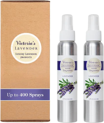 Vista 17 de Victoria's Lavender Spray de fragancia para habitación, ambientador y eliminador de olores, espray de lavanda, aroma de aceite esencial de lujo
