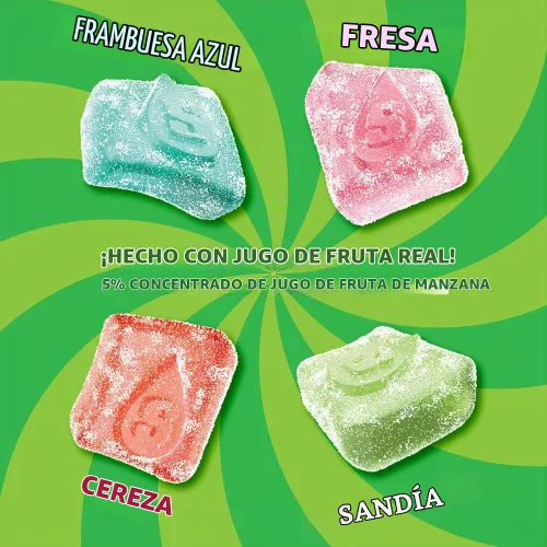 Vista 4 de STARBURST Sour Gummies Candy, bolsa de caramelos de gomitas ácidas, 5 onzas