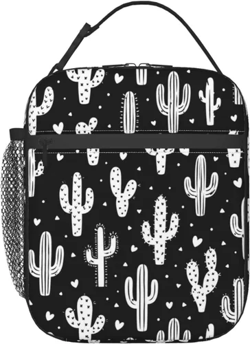 Vista 14 de Sun and Moon Mystic Goth Witchy Fiambrera reutilizable con aislamiento, bolsa de almuerzo térmica para niños, niñas, escuela, hombres, mujeres