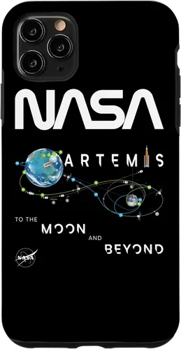 Vista 13 de NASA Artemis Mission Exploration Insignia Worm Logo Case for iPhone 17