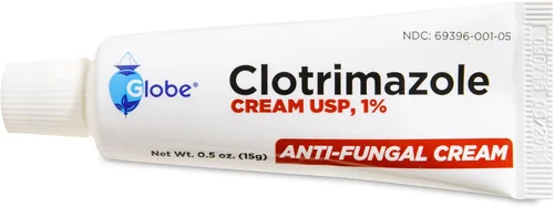 Vista 6 de Globe Clotrimazole Crema Antifúngica 1% (0.5 oz) alivia la picazón, ardor, agrietamiento y descamación asociados con infecciones fúngicas