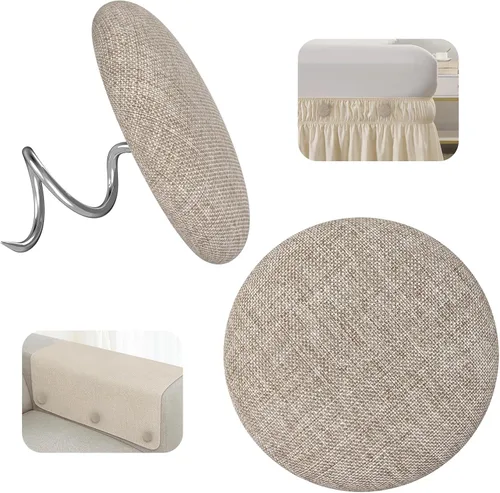 Vista 9 de Alfileres de tapicería para fundas de techo, alfileres o soportes para falda de cama, pasadores para sujetar la falda de cama en su lugar para Negro