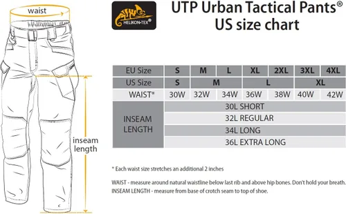 Vista 6 de Helikon-Tex - Pantalones tácticos urbanos UTP para hombre, estilo cargo militar