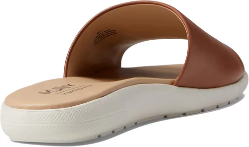 Vista 37 de Marc Joseph New York Sandalias planas de cuero genuino para mujer, puntera abierta, sin espalda, cómodas, ligeras, suela de EVA, a la moda, sin