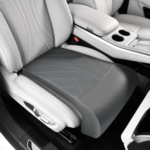 Vista 12 de Coverado Cojín de soporte extensor de patas de asiento de automóvil, cojín para asiento del conductor, soporte universal para patas de asiento