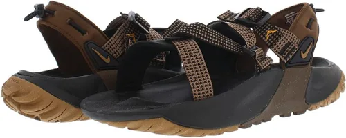 Vista 3 de Sandalias Nike Oneonta para hombre, NegroCocao WowGum Marrón Medio