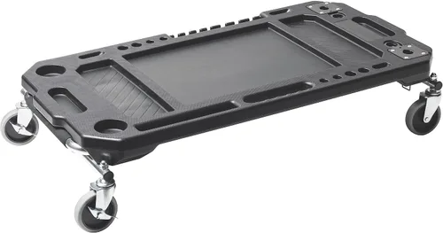 Vista 7 de Powerbuilt Mesa de trabajo ajustable con soportes para herramientas y función de plataforma convertible, multiuso, hogar, garaje, lugar de trabajo