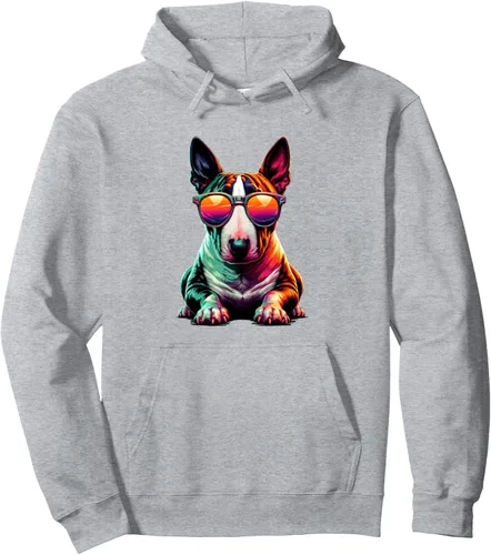 Vista 3 de Sunglasses Bull Terrier English Bull Terriers Bullie Dog Pullover Hoodie