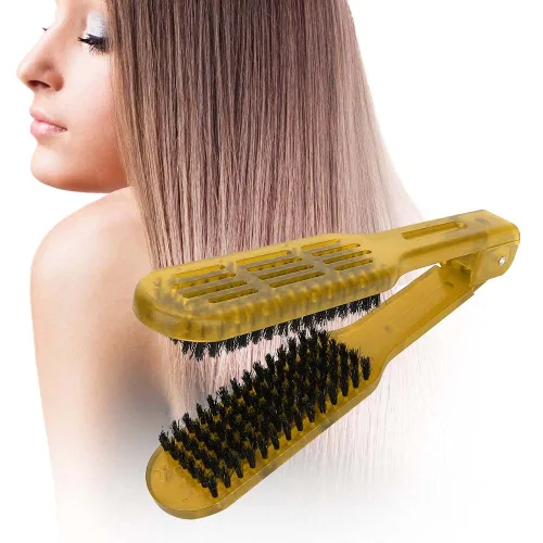 Vista 9 de ZJchao Cepillo para el pelo, cepillo de doble cara, alisador de pelo, alisador antiestático, peine para mujeres y hombres, adecuado para el hogar