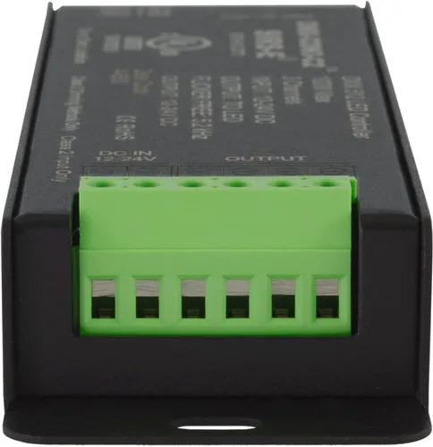 Vista 3 de SIRS-E DMX-CON3-C2 Decodificador LED Controlador RGB de 3 canales, 12-24V DC, 100W, UL Clase 2
