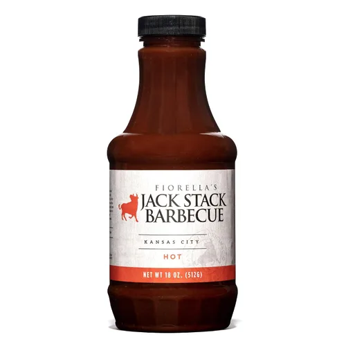 Vista 2 de Jack Stack Barbecue - Salsa de barbacoa original y picante de Kansas City, paquete de 2 unidades, salsa de barbacoa KC ahumada picante y original
