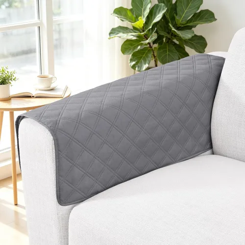 Vista 69 de Smiry Funda Impermeable para Cama de Perro Manta para Mascotas, Manta Suave y Lavable para Perros para Muebles Cama Sofá Sofá Reversible, a Cuadros