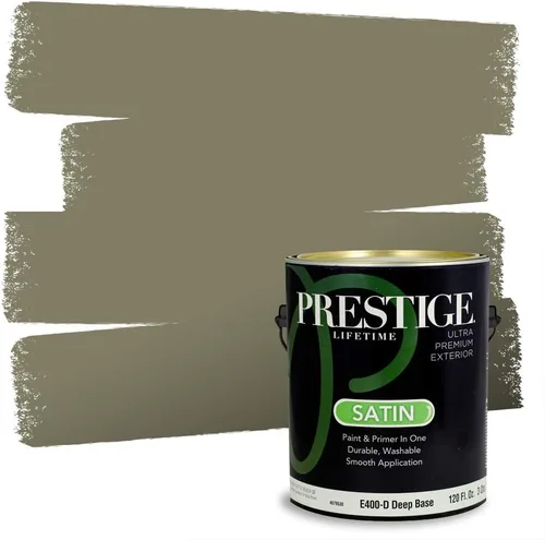 Vista 67 de Prestige Paints - 2 en 1, pintura base y pintura de exterior, E100-N-735BM