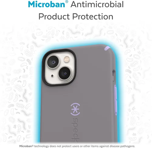 Vista 8 de Speck Funda para iPhone 14 y iPhone 13, protección contra caídas, resistente a los arañazos, diseñada para carcasa MagSafe con revestimiento suave