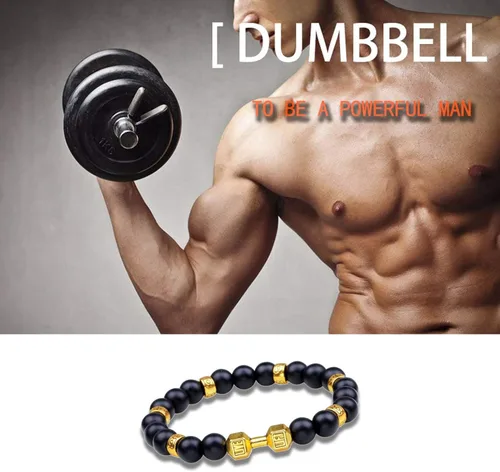 Vista 4 de Young & Forever D'vine Onyx - Pulsera de cuentas curativas para yoga, reiki, oro, piedra natural, unisex, energía espiritual para hombres, mujeres