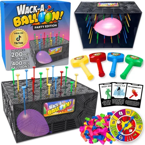 Vista 9 de Wack A Balloon Pop Game para niños y familias, juego interactivo de mesa