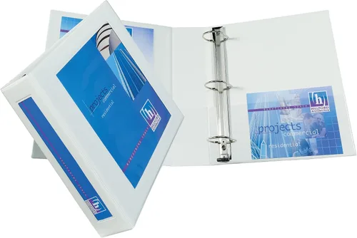 Vista 18 de Avery® Carpeta de 3 anillos con marco resistente, anillos de 1 pulgada, 1 Blanco