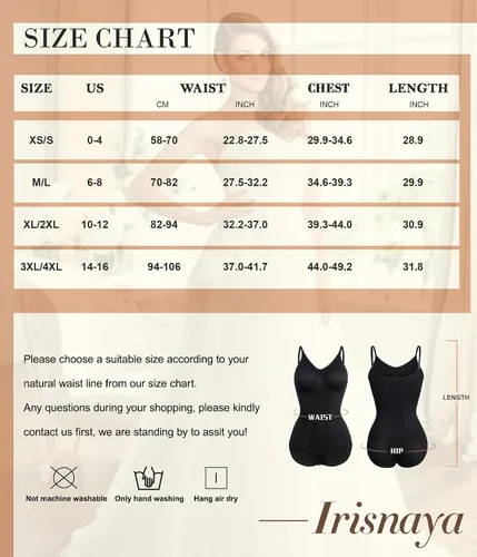 Vista 6 de Irisnaya Body adelgazante para mujer, moldeador de abdomen, tirantes delgados, camisola, leotardos, bodycon