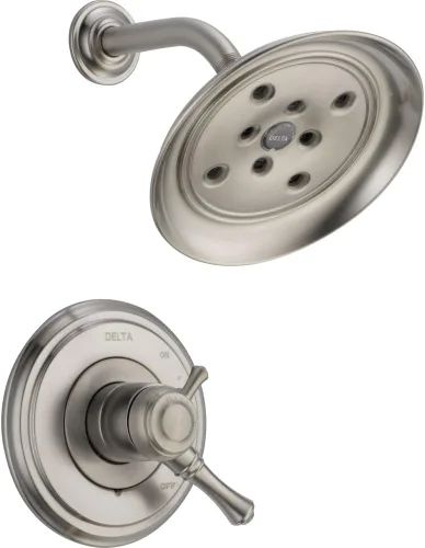 Vista 4 de Delta Faucet T17297-CZ Cassidy MultiChoice 17 Series - Moldura de ducha, bronce champán