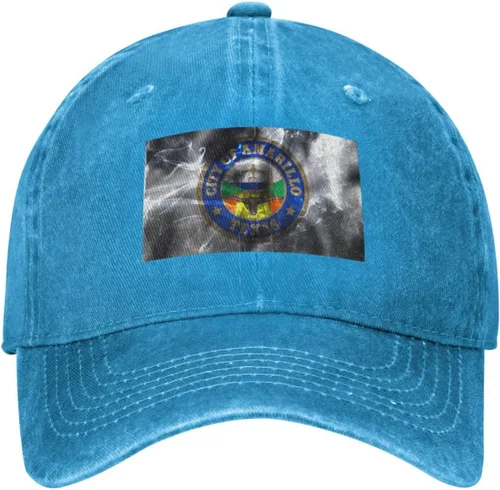 Vista 12 de Amarillo Texas Seal Baseball Cap for Men Women Hats Adjustable Dad Hat Cotton Caps